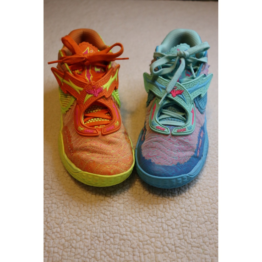 Puma MB.01 Rick and Morty LaMelo Ball Mismatched Basketball Shoes 312130-01 7.5 - Picture 2 of 12